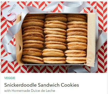 snickerdoodle sandwich cookies marley spoon-holiday meal kits-mealfinds