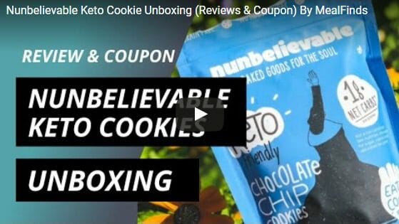 nunbeliveable cookie unboxing video-nunbelieveable cookie review-mealfinds