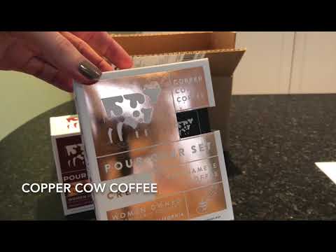 Copper Cow Coffee Unboxing by MealFinds