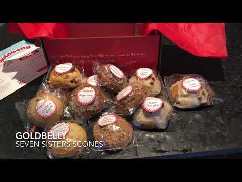 Goldbelly Unboxing and Review: Seven Sisters Scones December 2020