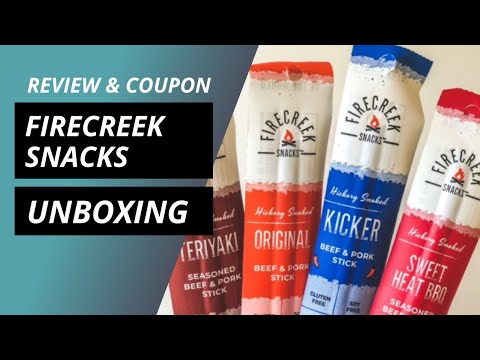 FireCreek Snacks Meat Sticks Unboxing (Review &amp; Coupon)