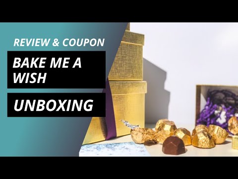 Bake Me A Wish Gift Unboxing (Coupon &amp; Reviews)