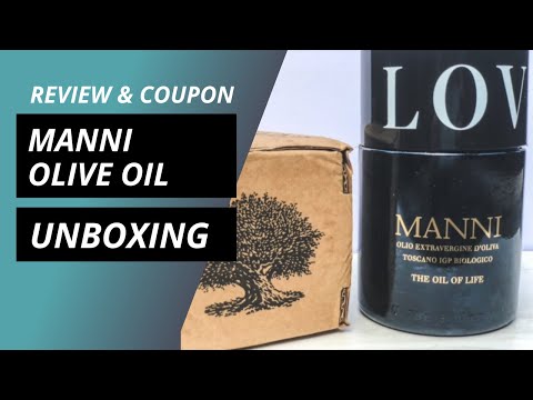 MANNI Oil - World&#039;s BEST Olive Oil - Unboxing (Coupon &amp; Review)