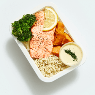 mighty macros salmon and rice-prepared meal delivery-mealfinds