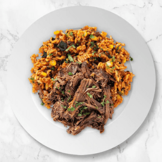 shredded beef and rice bowl tb12-prepared meal delivery-mealfinds