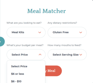 Meal-Matcher-Budget-Per-Meal