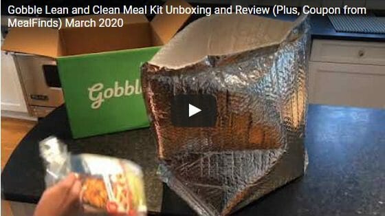 gobble lean and clean unboxing video-gobble lean and clean meal reviews-mealfinds