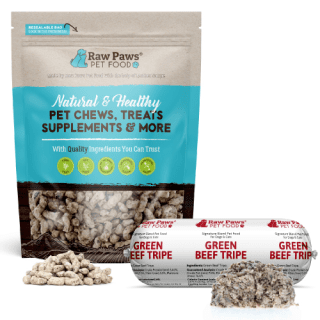 green tripe raw paw pet food-dog food delivery-mealfinds