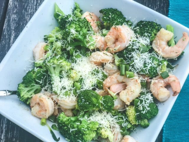 shrimp and brocolli in bowl-marley spoon reviews-mealfinds