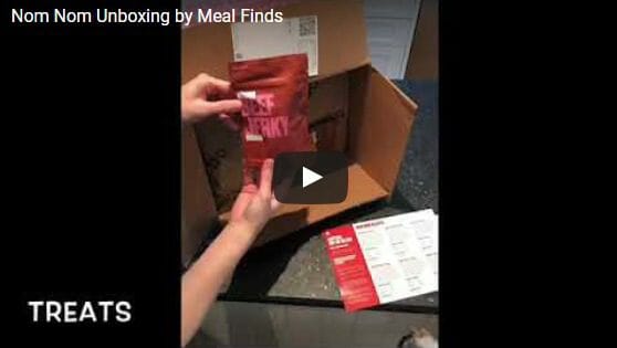 Nom Nom Dog Food UNboxing-Nom Nom dog food reviews-mealfinds