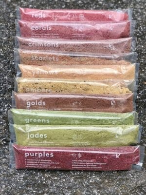 ten smoothie packets lines up on stone-kencko reviews-mealfinds