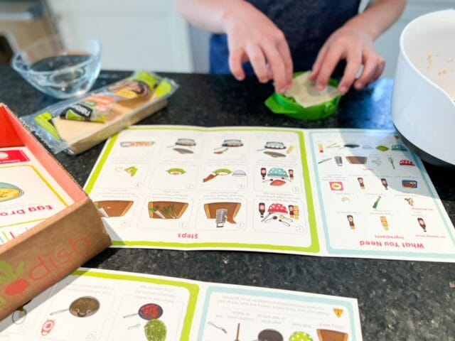 making dumplings-raddish kids cooking kit review-mealfinds