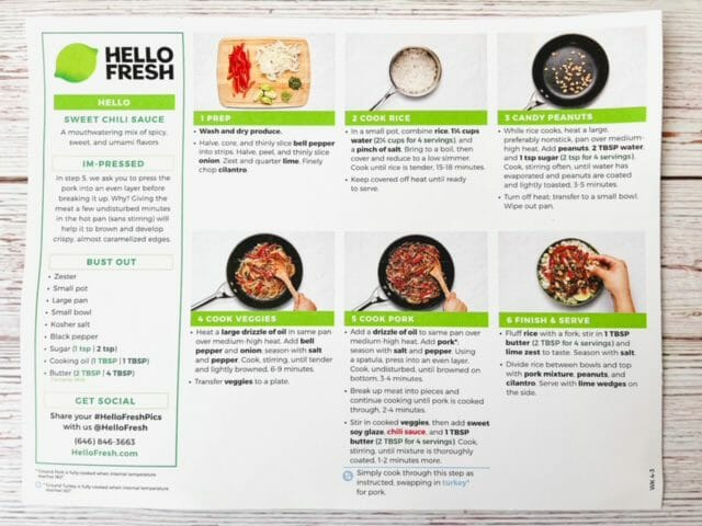 sweet chili pork bowl recipe back hellofresh-hellofresh reviews-mealfinds