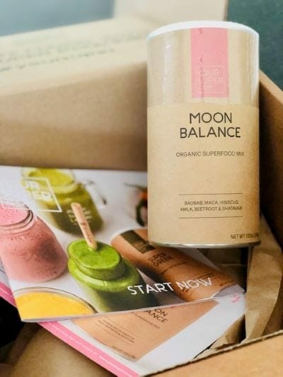 moon balance superfood mix in box-your super superfood reviews-mealfinds