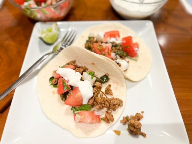 pork and poblano tacos-everyplate review-mealfinds
