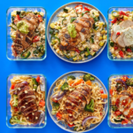 chicken and pork meal prep by blue apron-meal kit delivery-mealfinds