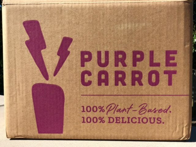 purple carrot box-purple carrot vegan meal reviews-mealfinds