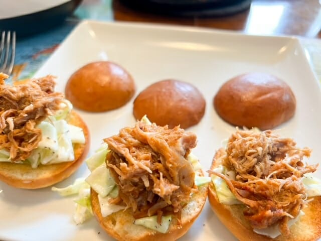 sunbasket pork sliders with apple slaw-sunbasket meal reviews-mealfinds