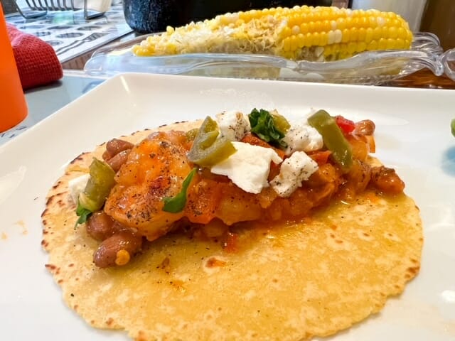 sunbasket shrimp diablo tacos-sunbasket meal reviews-mealfinds