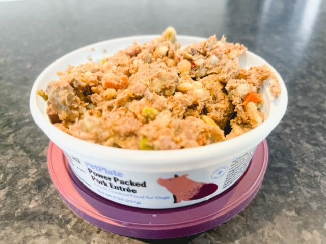 fresh pork dog food-petplate reviews-mealfinds