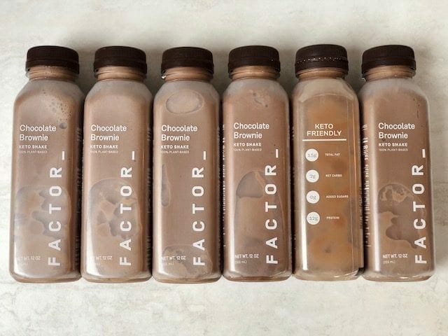factor-keto-chocolate-brownie-shakes-factor healthy prepared meals reviews - mealfinds