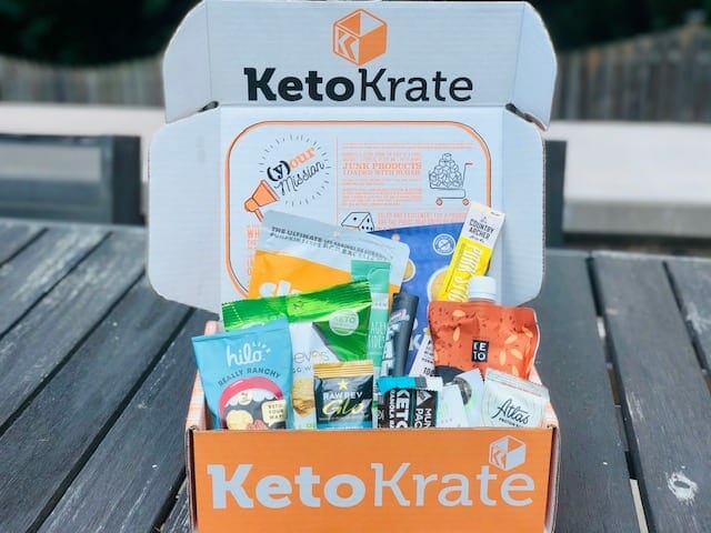 Ket Krate Snack Kit August- Keto Krate Reviews - MealFinds