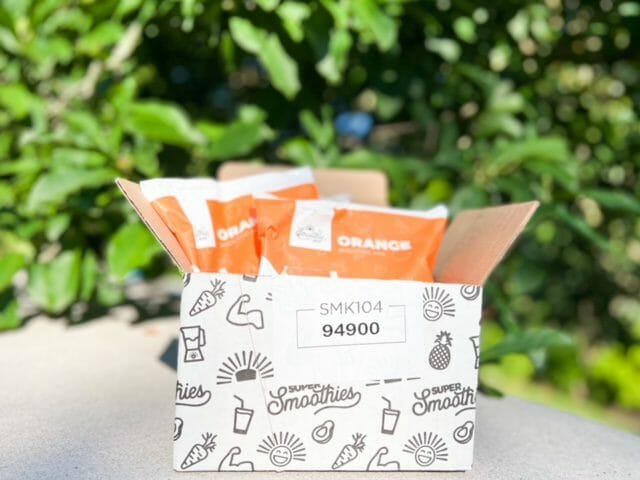 smoothiebox with orange smoothies-smoothiebox smoothie review-mealfinds
