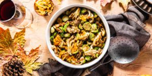 brusselsSprouts-purple carrot plant based thanksgiving meal kit-mealfinds