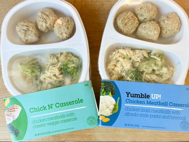 chicken casserole classic vs yumble up-yumble kids meals reviews-mealfinds