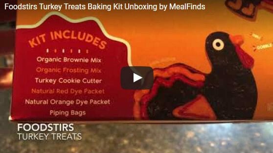 foodstirs turkey treats baking kit unboxing video-foodstirs baking kit reviews-mealfinds