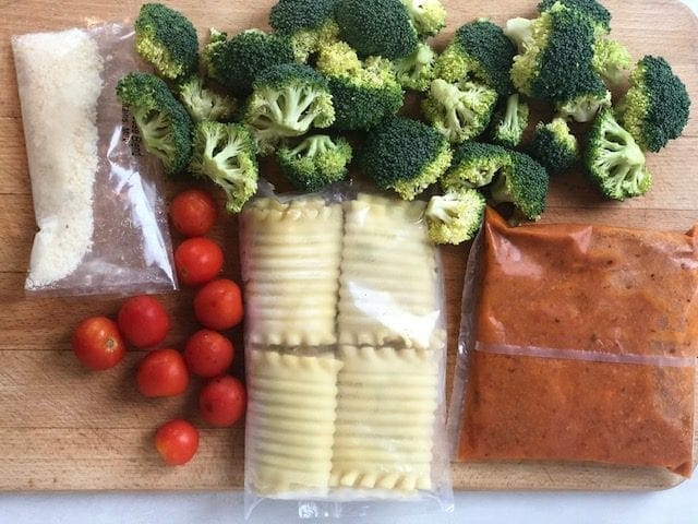 gobble-lasagna-rolls meal kit ingredients-Gobble Meal Kit Reviews-mealfinds