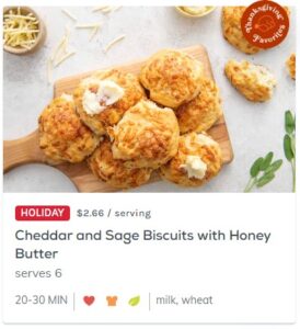 home chef thanksgiving cheddar and sage bisciuts 2022-mealfinds