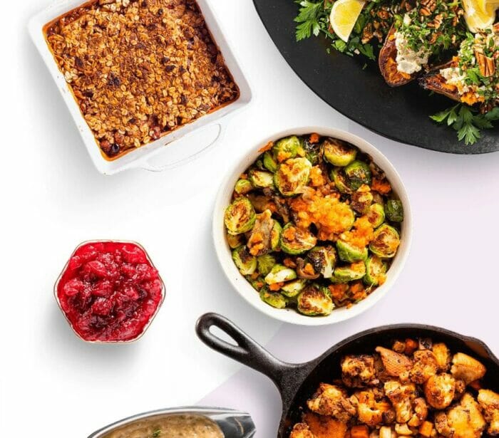 purple carrot thankgiving meal kit menu 2022 - mealfinds