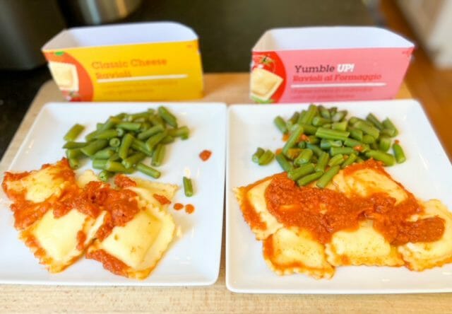 yumble vs yumble up kids meals revioli-yumble kids meals reviews-mealfinds