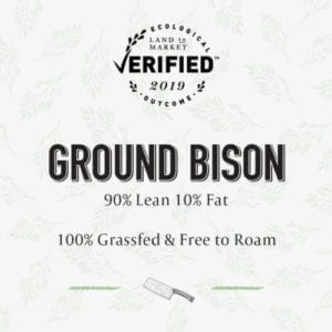 land to market verified ground bison-The Honest Bison Bison Meat Reviews-mealfinds
