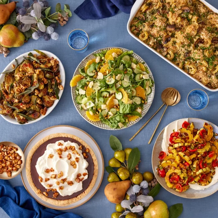 blue apron vegetarian thanksgiving box 2022-mealfinds