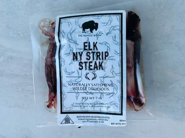 ny elk strip steak in package-The Honest Bison Bison Meat Reviews-mealfinds