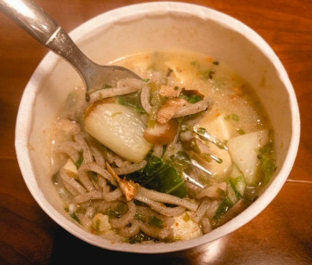 mosaic-miso-soba-soup- mosaic foods service reviews - mealfinds