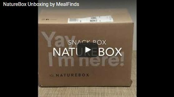 naturebox snack unboxing video-nature box snacks review-mealfinds