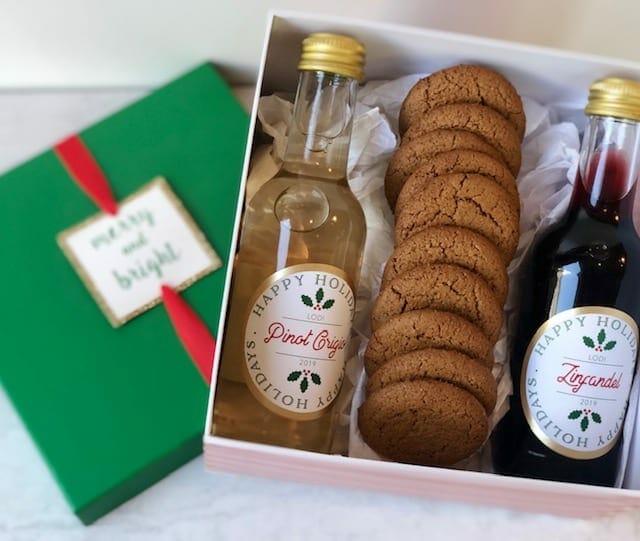 wine and cookie gift-wine advent calendar-mealfinds