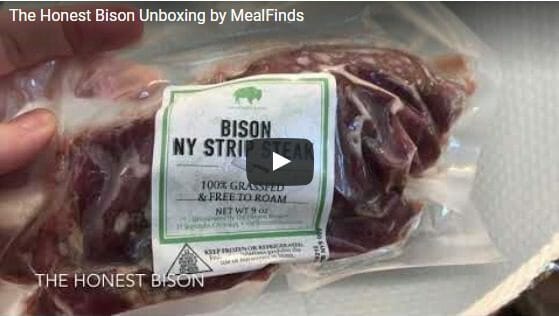 the honest bison meat delivery unboxing video-the honest bison reviews-mealfinds