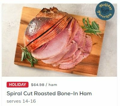 home chef spiral cut holiday ham 2022-mealfinds