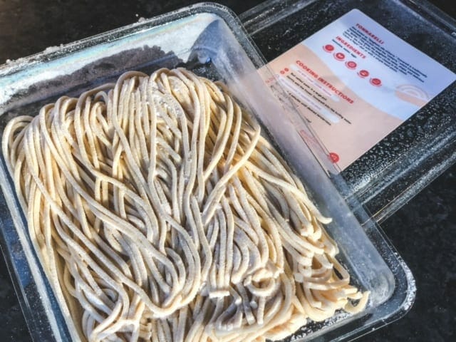 pasta in container on counter-Wildgrain Baking Kit Reviews - MealFinds