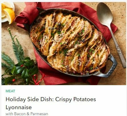 crispy potatoes holiday side dish marley spoon- holiday meal kits-mealfinds