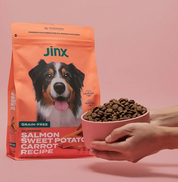 jinx salmon bowl dog food-jinx dog food reviews- mealfinds