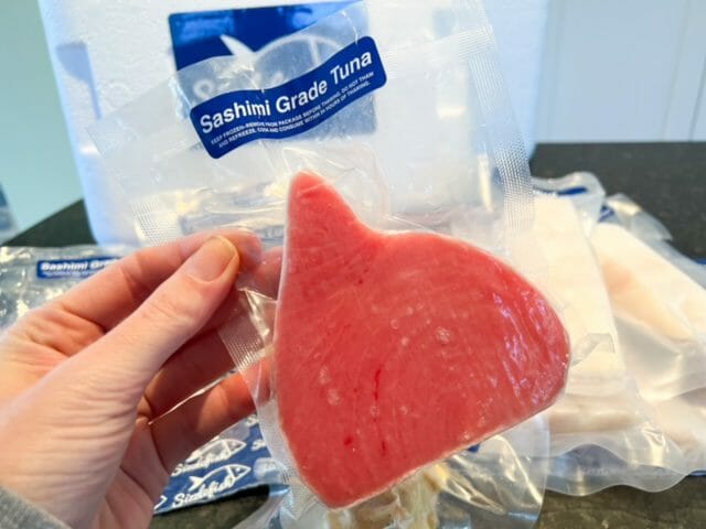 sashimi grade tuna portion-sizzlefish review-mealfinds