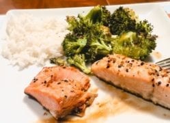 sizzlefish-salmon on plate- Sizzlefish Seafood Delivery Reviews - MealFinds