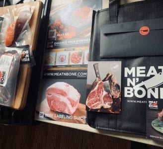 meat and bone products on table-Meat N Bone reviews-mealfinds