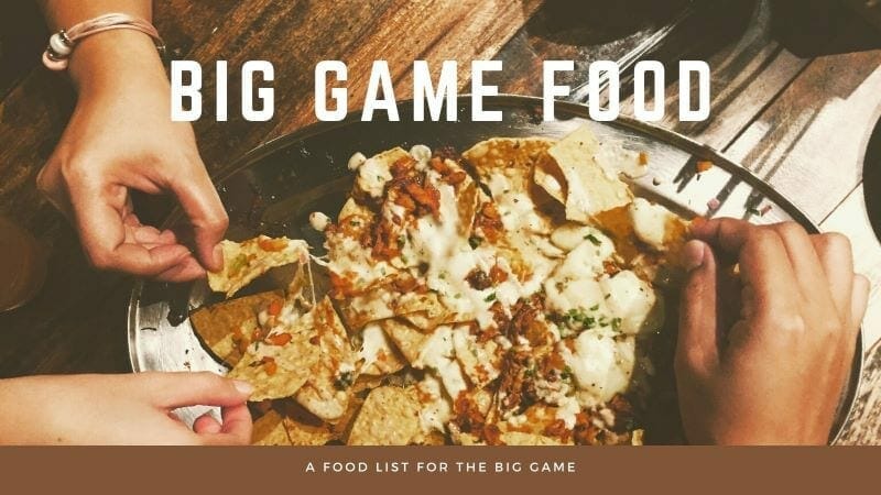 big-game-food-list