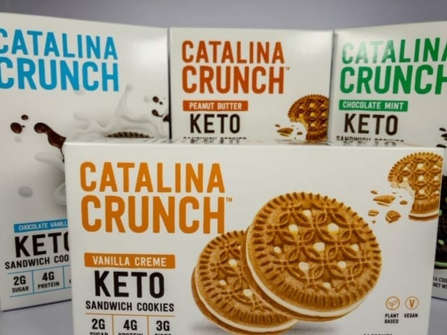 catalina crunch cookies variety pack of 4 boxes-catalina crunch keto cereal reviews-mealfinds